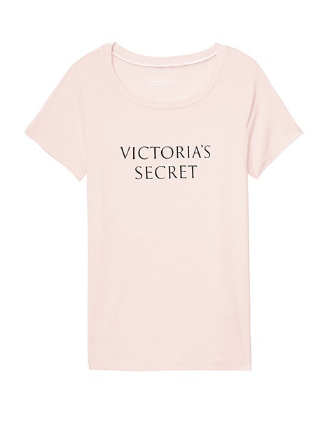 Heavenly by Victoria Supersoft Modal Crewneck Tee Pink – First Body Limited