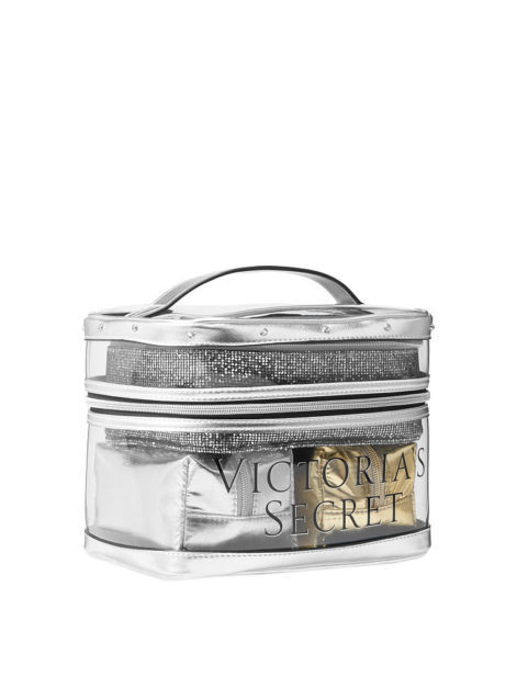 Metallic Sparkle 4-in-1 Beauty Bag Set