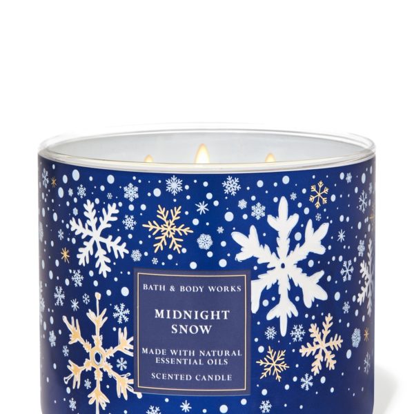 Midnight Snow 3-Wick Candle