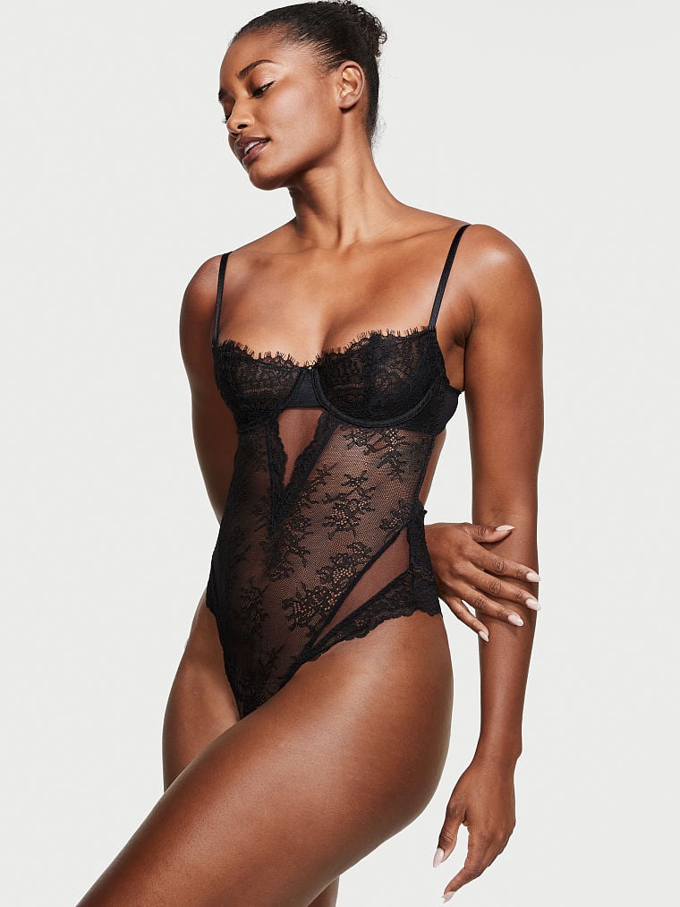 Wicked Unlined Balconette Teddy Large – First Body Limited