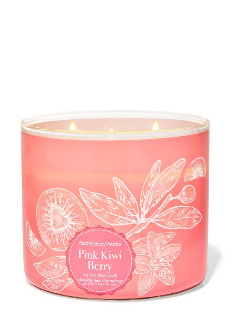 Pink Kiwi Berry 3-Wick Candle