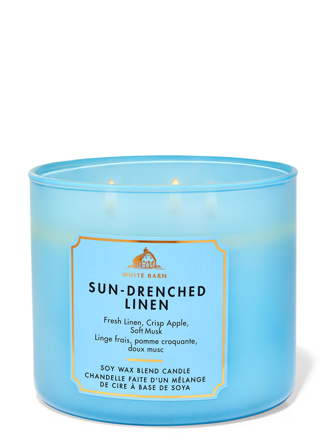 Sun-Drenched Linen 3-Wick Candle