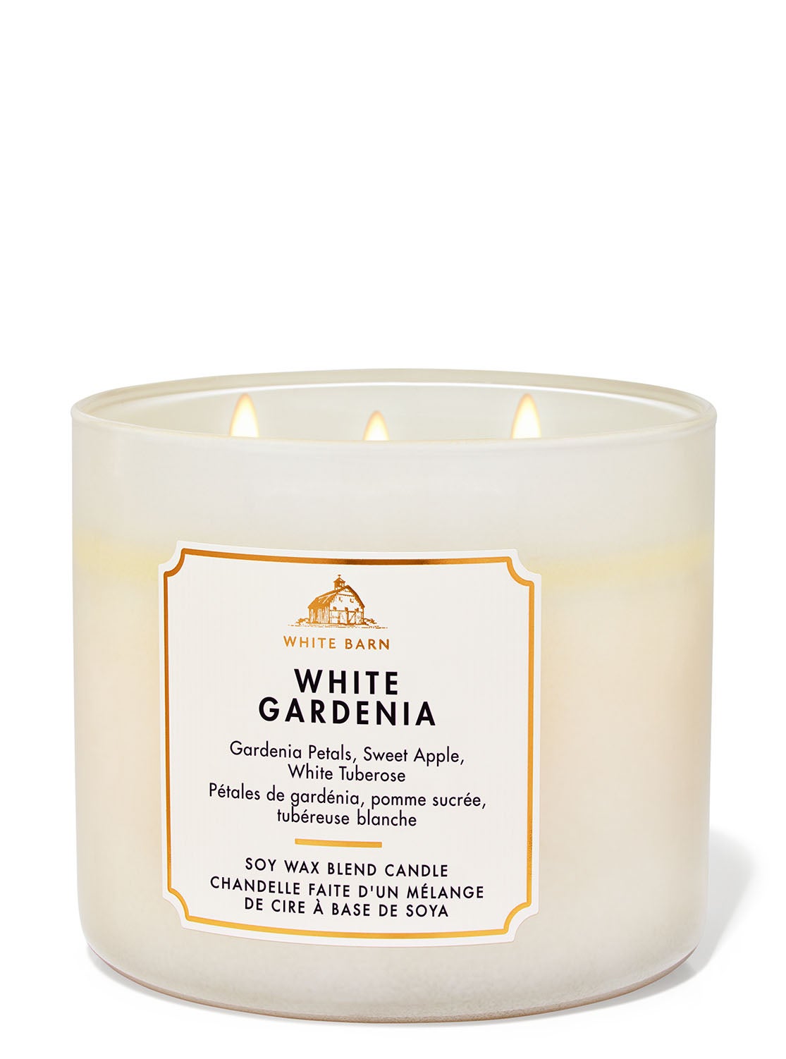 White Gardenia 3-Wick Candle