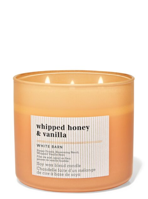 Whipped Honey & Vanilla 3-Wick Candle