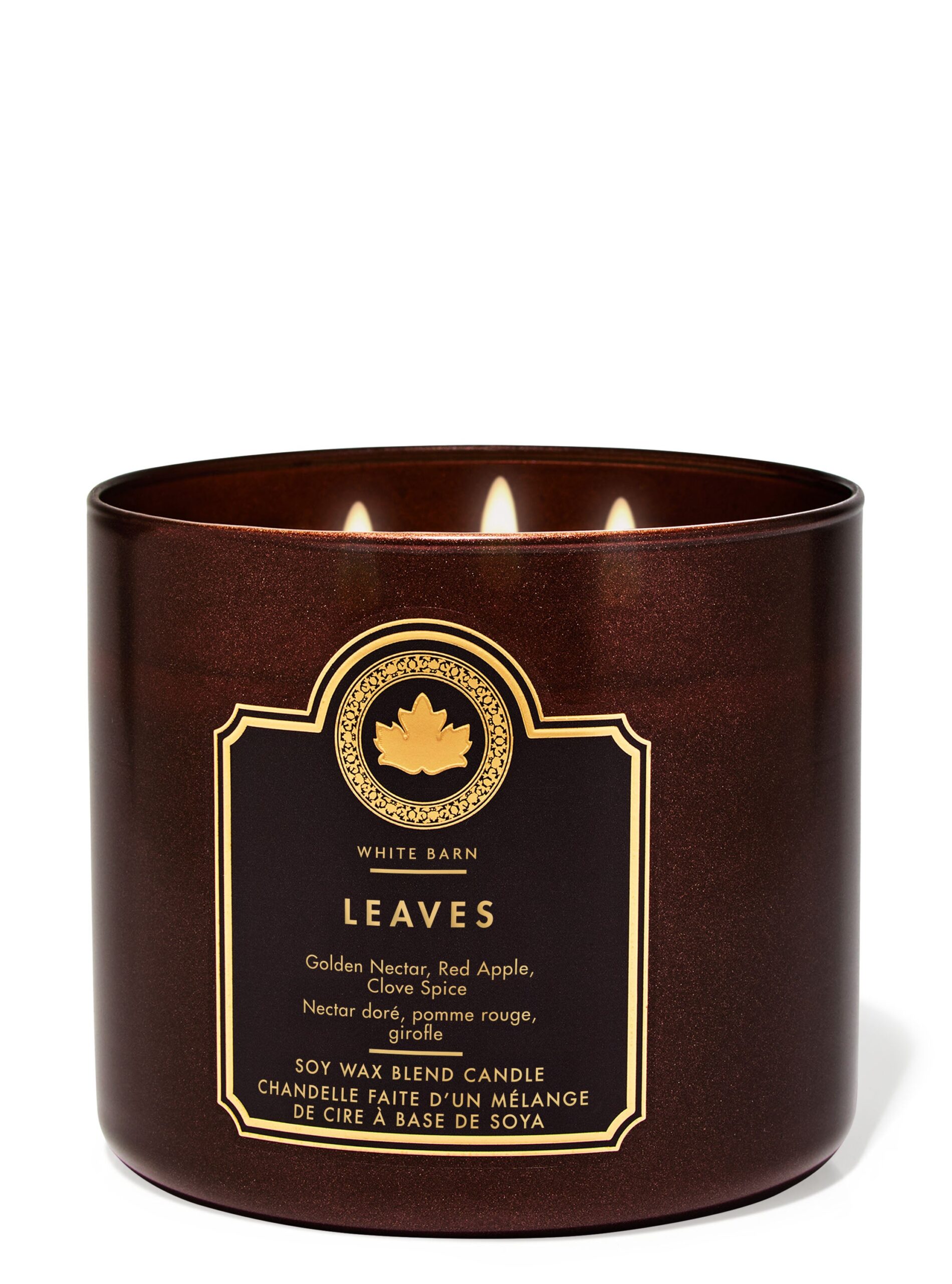 Leaves 3-Wick Candle