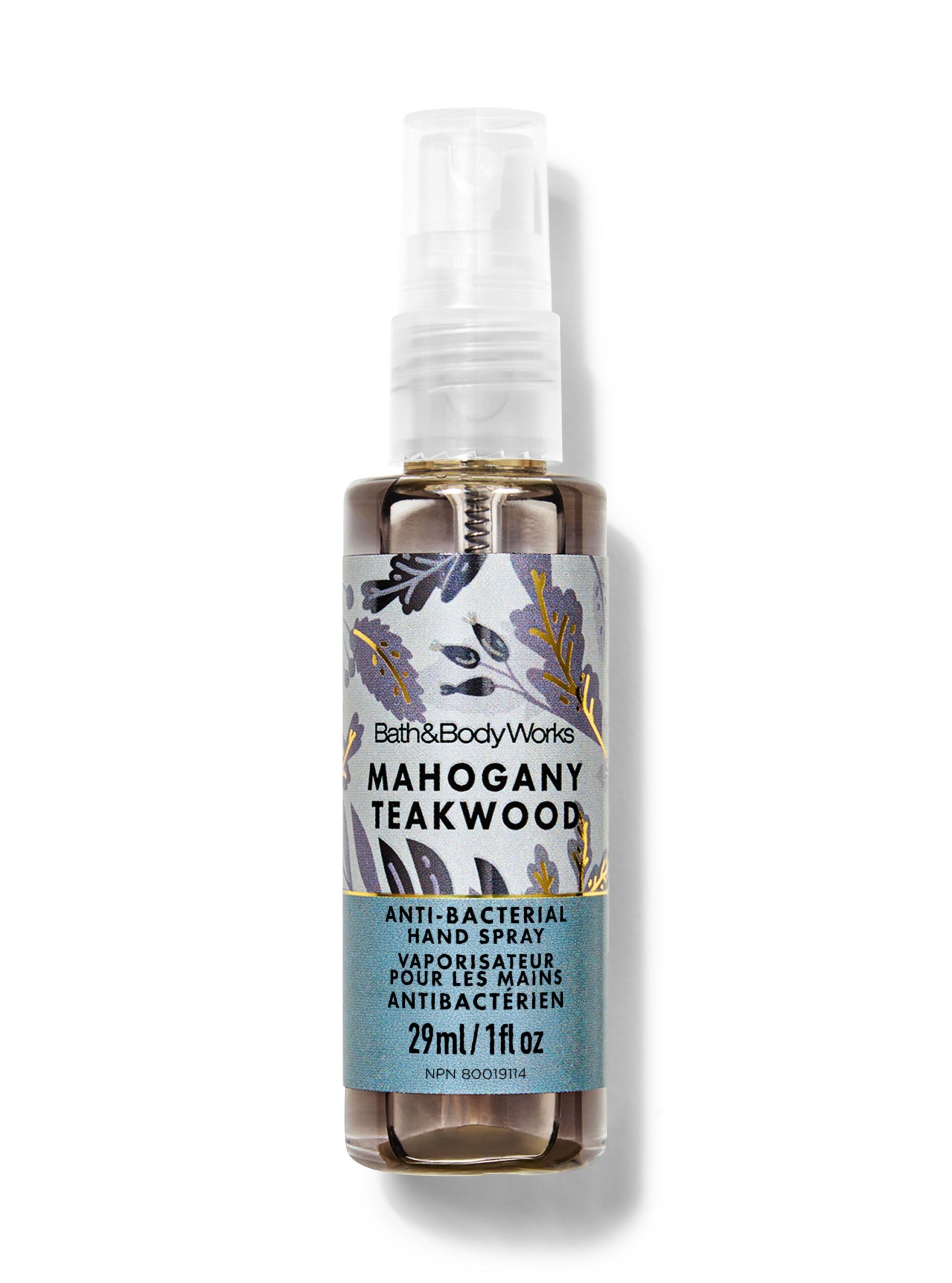 Mahogany Teakwood Hand Sanitizer Spray