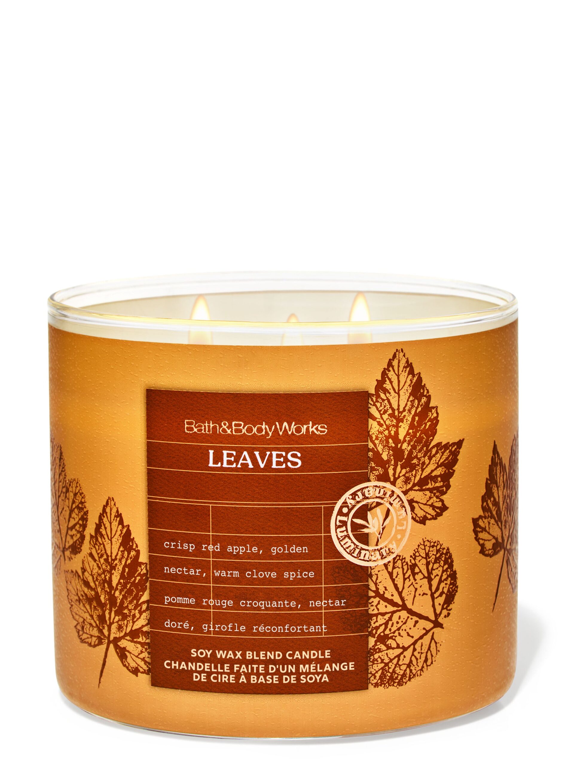Leaves 3-Wick Candle