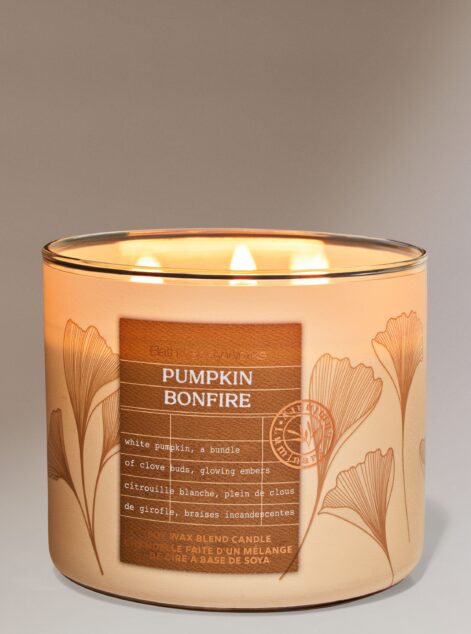 Pumpkin Bonfire 3-Wick Candle