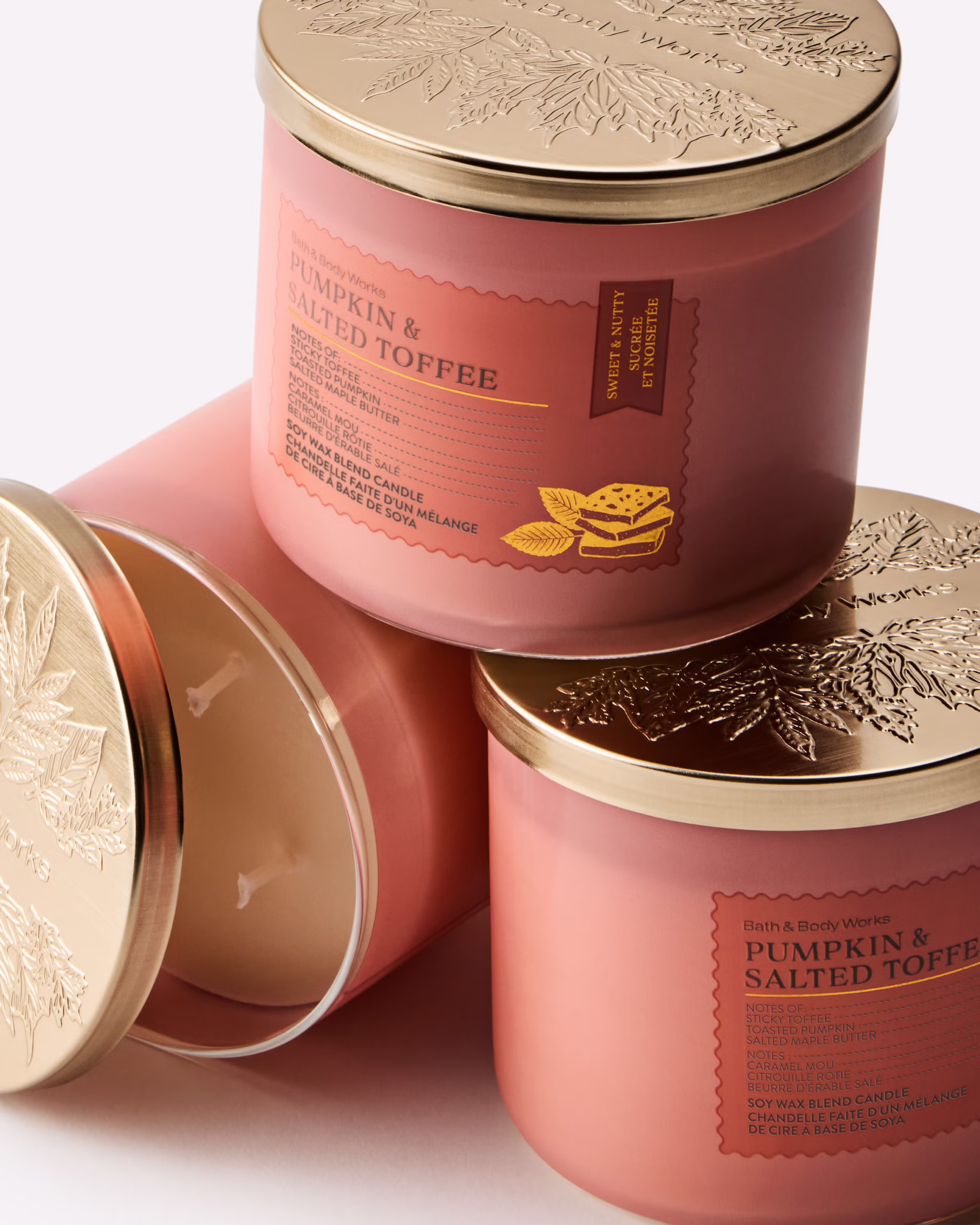 Pumpkin & Salted Toffee 3-Wick Candle