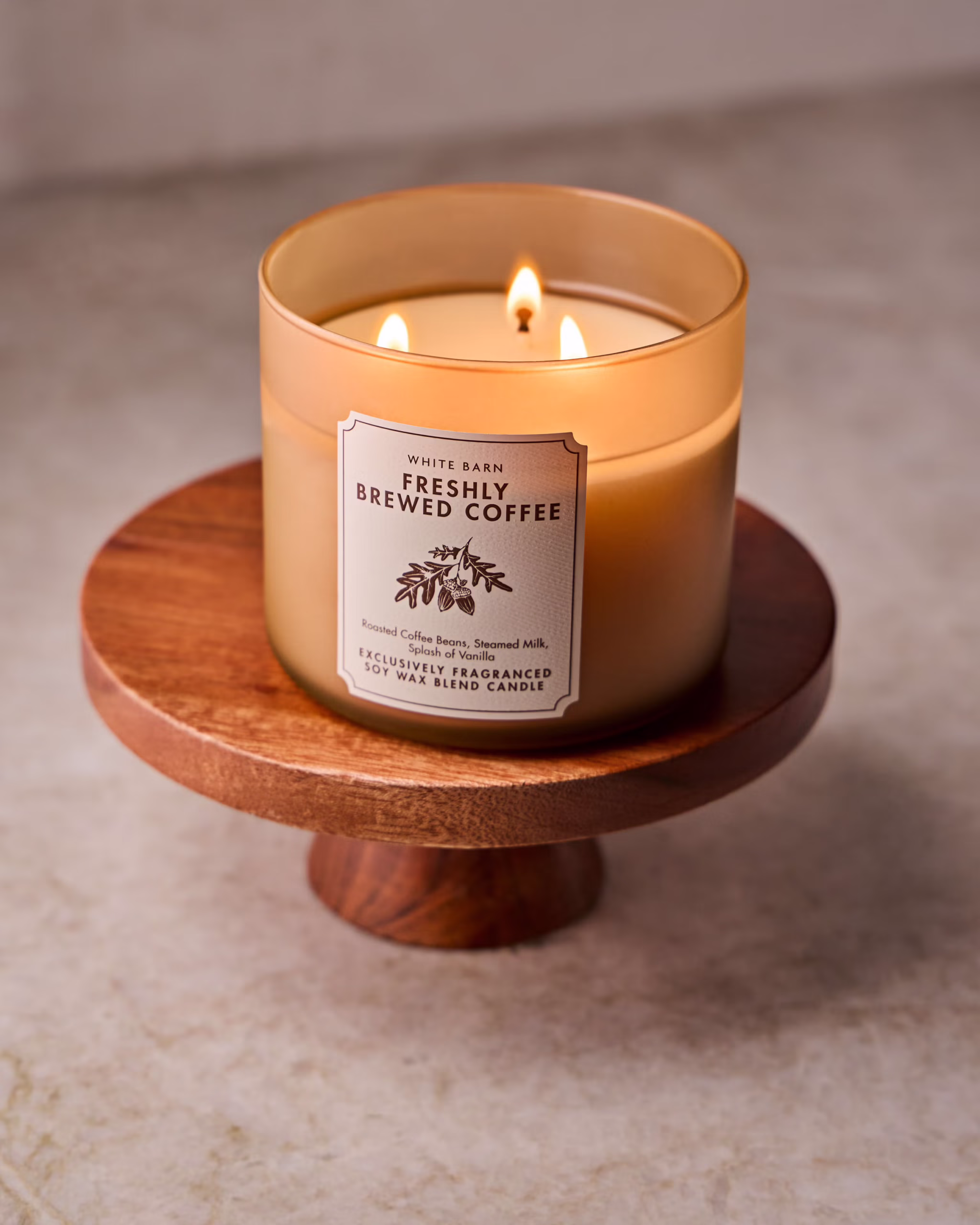 Freshly Brewed Coffee 3-Wick Candle - Image 3