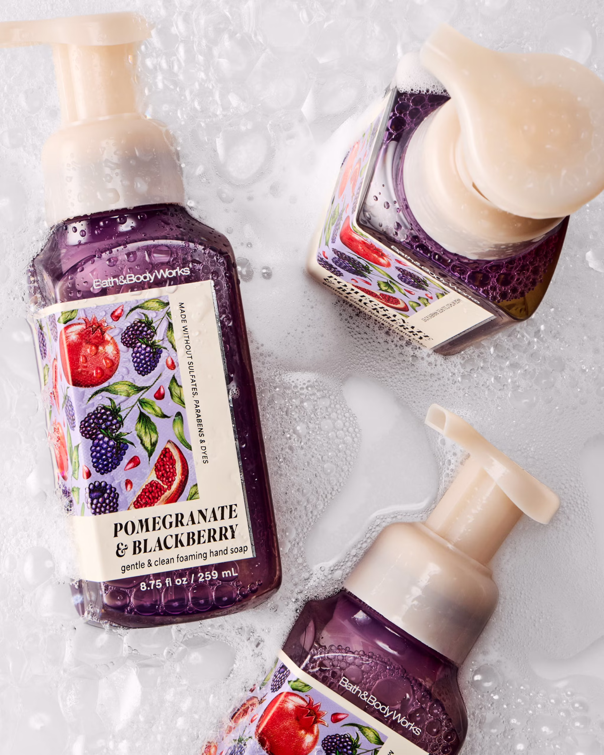 Pomegranate & Blackberry Gentle & Clean Foaming Hand Soap - Image 4