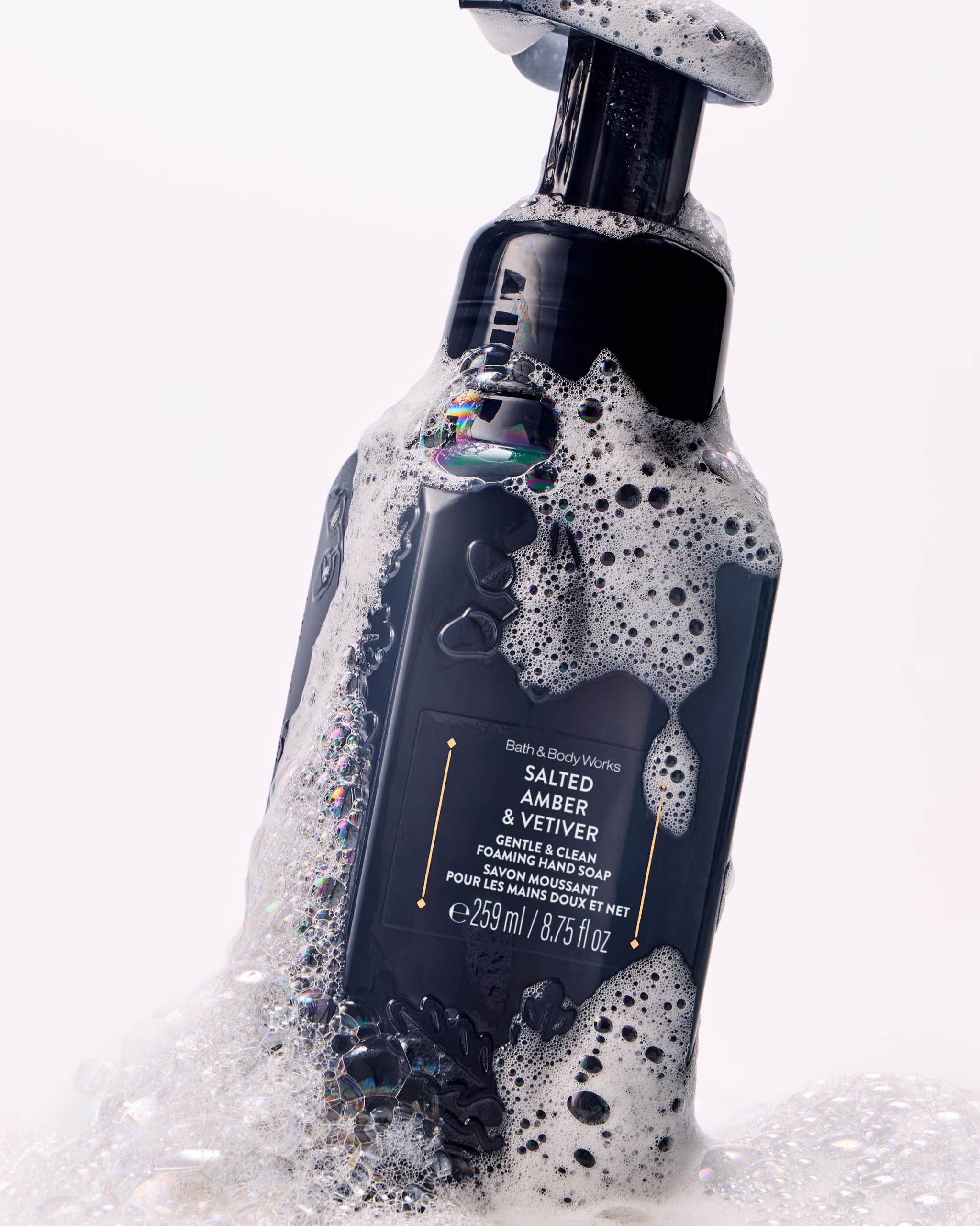 Salted Amber & Vetiver Gentle & Clean Foaming Hand Soap