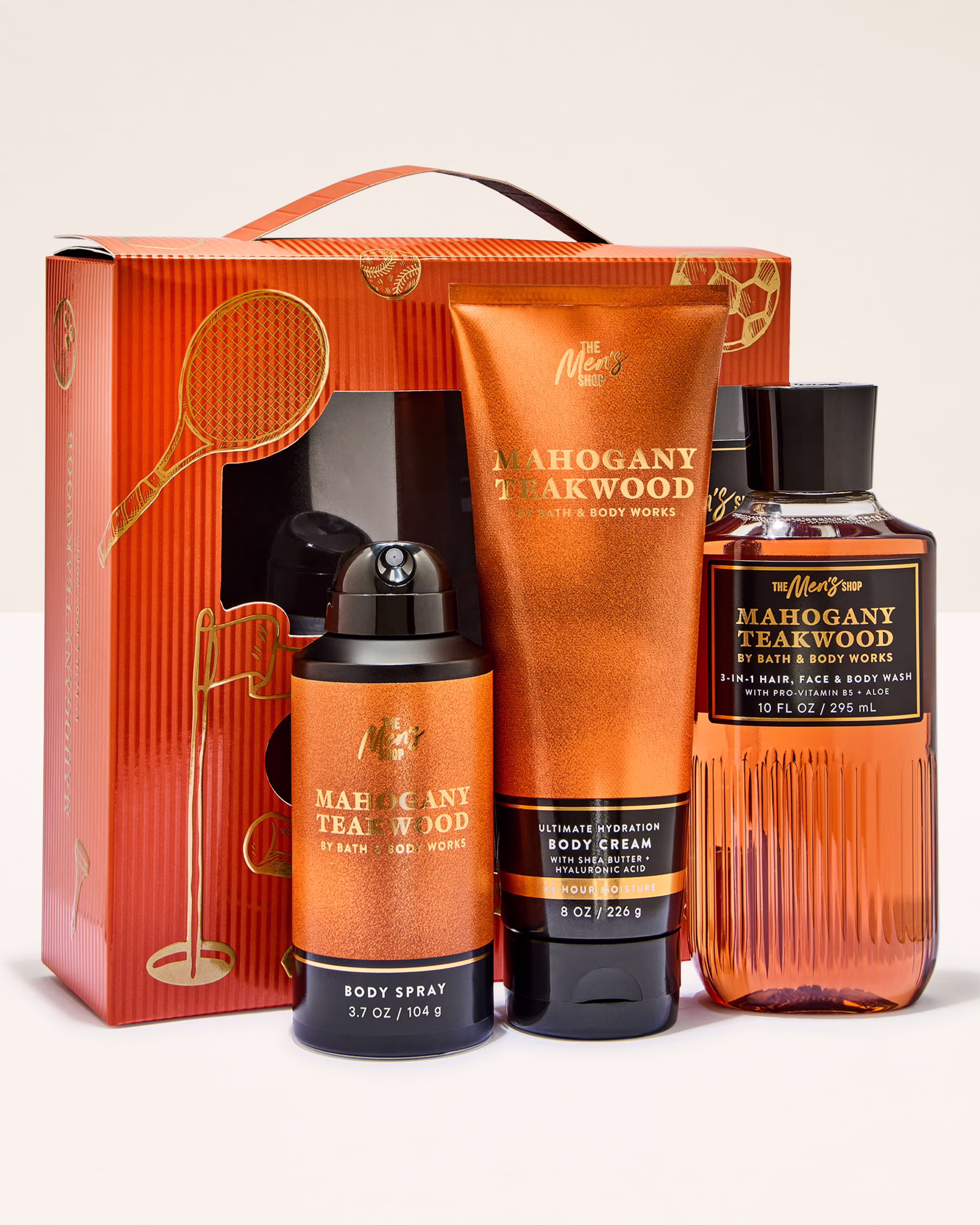 Mahogany Teakwood Gift Set